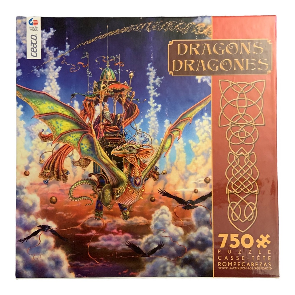 **3 for 15**  NEW Ceaco Dragons 759 Piece Jigsaw Puzzle
